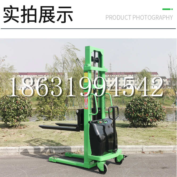 楚雄市电动叉车堆高车液压铲车电瓶1吨2吨站驾步行式小型全自动叉车